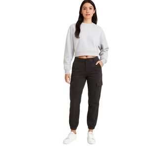 Sanctuary Women’s Black Cargo Jogger Pants Size 31 – Elastic Hem Utility‎ Style